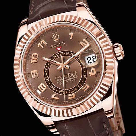 rolex sky dweller replica leather strap|rolex sky dweller retail price.